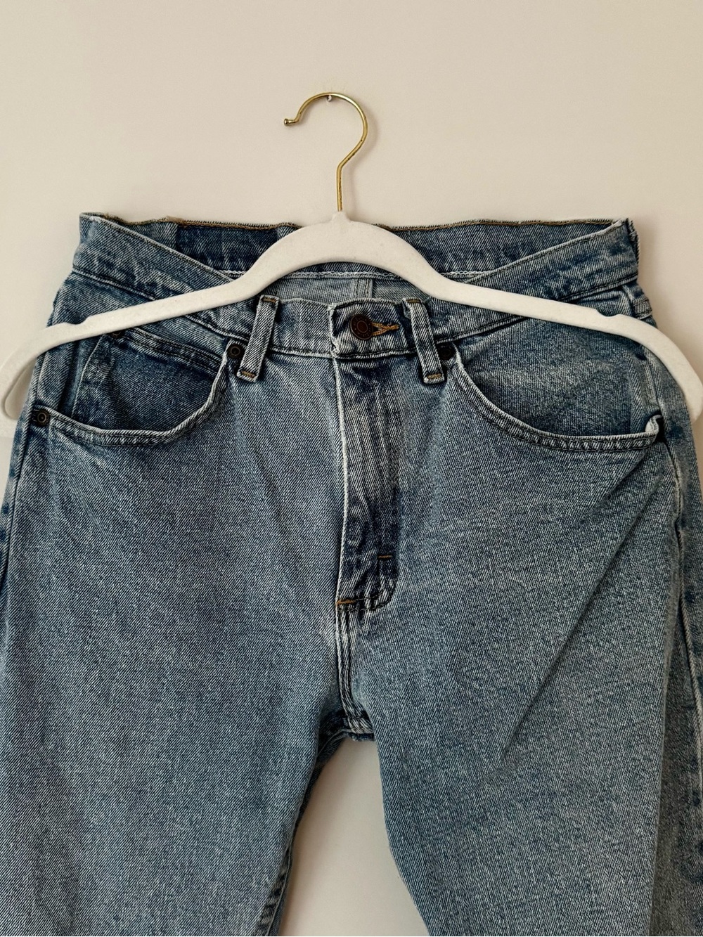Vintage Wrangler Y2K Neo Straight Leg Jeans, Light Wash – Size 29x30 - Picture 2 of 7